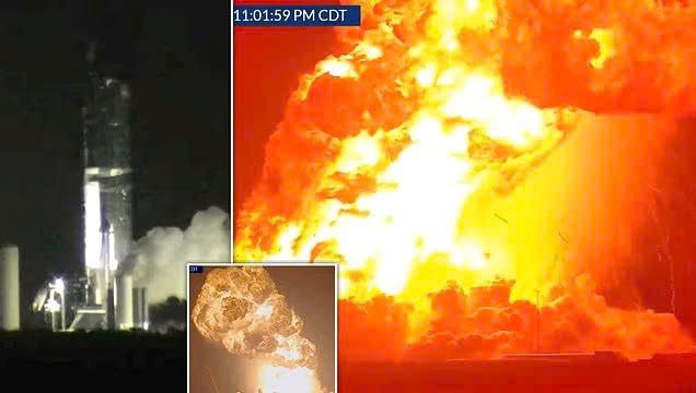 Starship của Elon Musk tiếp tục phát nổ giữa đêm: Màn thử nghiệm biến thành quả cầu lửa ngay trên bệ phóng