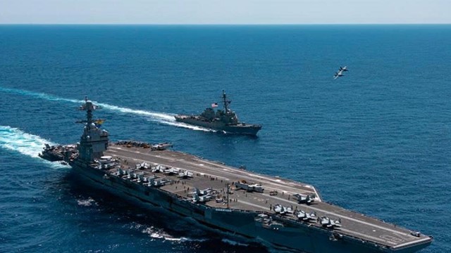 Tàu sân bay lớn nhất của Mỹ áp sát Trung Đông: Dấu hiệu can dự vào chiến sự Israel – Iran?