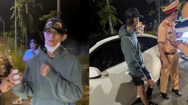 Một rapper nổi tiếng Việt Nam lái Audi lạng lách trên cao tốc, bị CSGT truy bắt và phát hiện dương tính ma túy