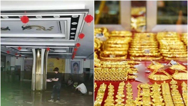 Chủ tiệm vàng bị lũ cuốn trôi 20kg vàng, bạc và đá quý, cảnh sát vào cuộc