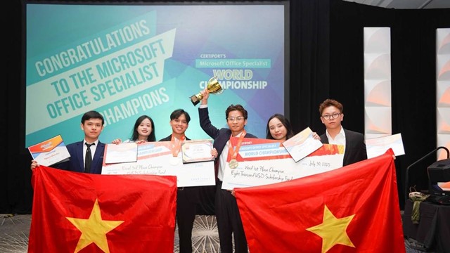Việt Nam vừa vô địch thế giới về sử dụng Microsoft Word