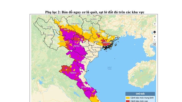 Cảnh báo tím trên diện rộng, 12 địa phương cẩn trọng trước nguy cơ lũ quét, sạt lở đất đá