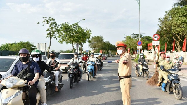 Công an Hà Nội thay đổi thời gian cấm đường ngày 29 - 30/8 phục vụ Tổng duyệt A80