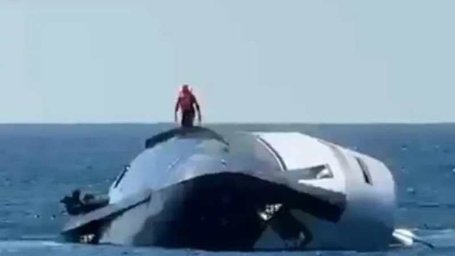 Khách hoảng loạn lao xuống biển thoát thân khi du thuyền cao cấp gần 1 triệu đô chìm sau vài phút hạ thủy