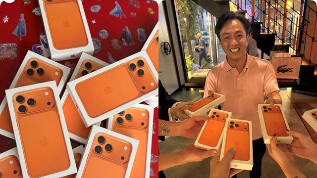 Cường đô la ‘chơi lớn’ mua hàng chục iPhone 17 Pro Max tặng bạn bè và nhân viên