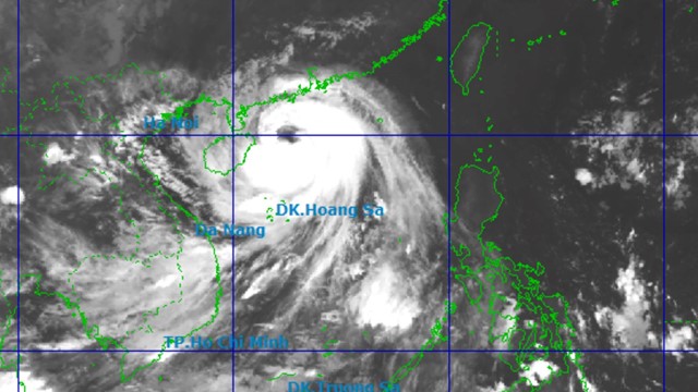Lượng mưa do bão số 11 tương đương bão số 10
