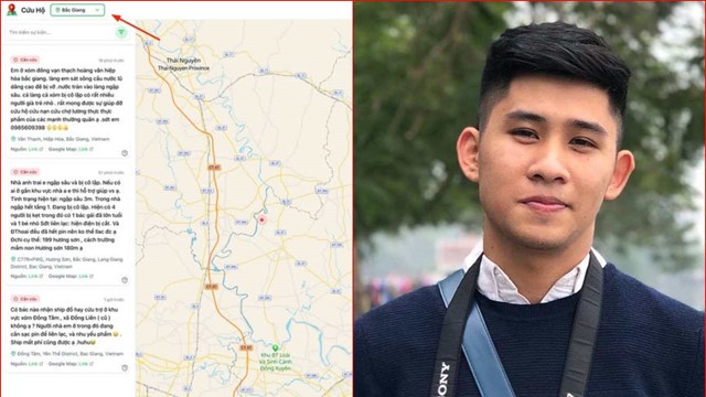 Kỹ sư IT 9X nâng cấp trang web cứu hộ, hỗ trợ hàng nghìn người dân vùng lũ