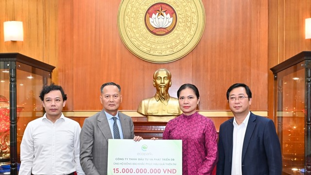 Ecopark hỗ trợ khẩn cấp 15 tỷ đồng cho đồng bào bị ảnh hưởng bão lũ