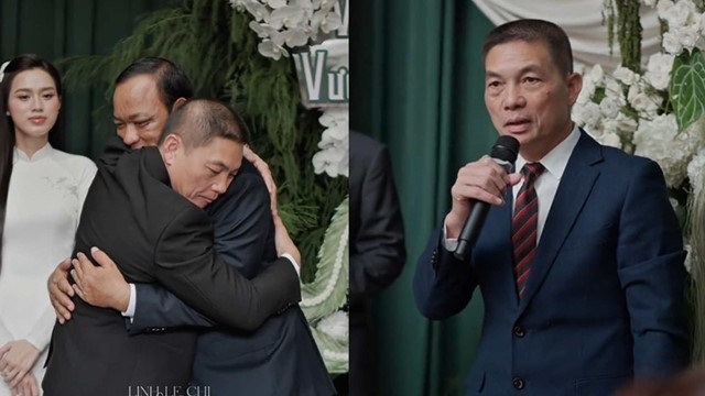 Bố chồng Chủ tịch Tập đoàn của Hoa hậu Đỗ Hà: Phong thái chuẩn mực, lời dặn dò hai con được khen hiếm có