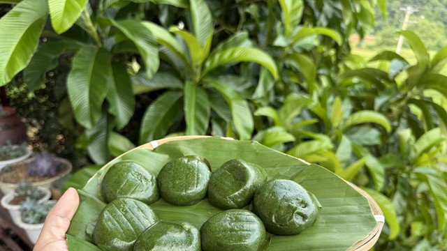 Một loại bánh đặc sản Thái Nguyên làm từ vị thuốc dân gian, du khách ăn một lần là nhớ mãi