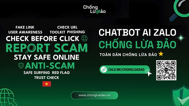 Từ hôm nay, hàng triệu người Việt Nam có thể báo cáo lừa đảo trực tuyến qua Zalo