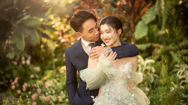 Lộ ảnh cưới 'nét căng' của Á hậu Phương Nhi và chồng thiếu gia trước giờ G