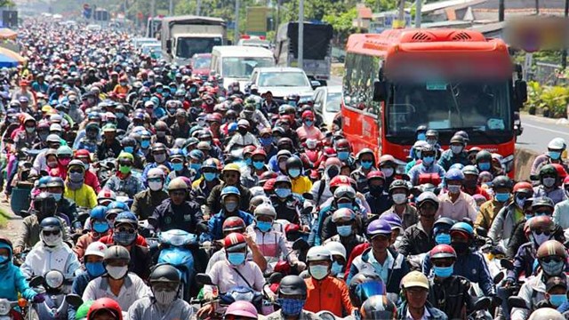 Việt Nam có 102,3 triệu người, đứng thứ 16 thế giới