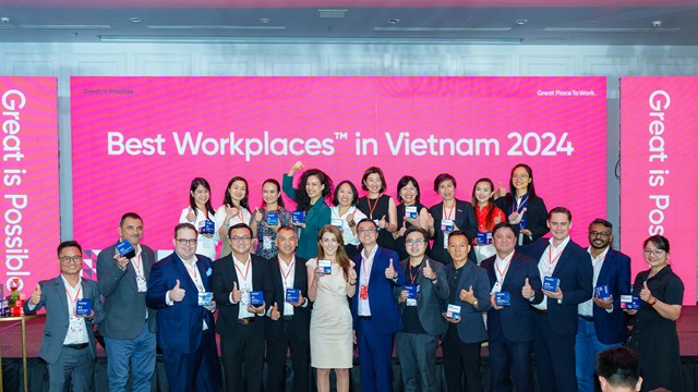 Danh sách Nơi làm việc xuất sắc hàng đầu Việt Nam 2024 xuất hiện cái tên đầy bất ngờ, bên cạnh các “ông lớn