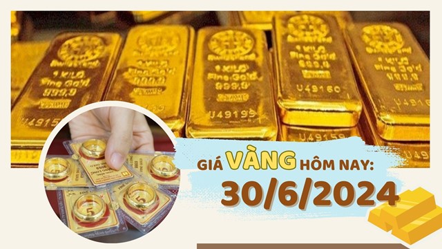 Giá vàng hôm nay 30/6: Vàng nhẫn tăng giá, chạm ngưỡng 76 triệu đồng/lượng