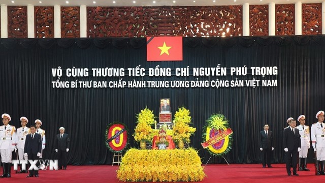 Cử hành trọng thể Lễ Quốc tang Tổng Bí thư Nguyễn Phú Trọng