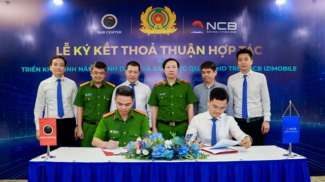 NCB hợp tác với Trung tâm RAR triển khai mở tài khoản, xác thực thông tin qua VNeiD