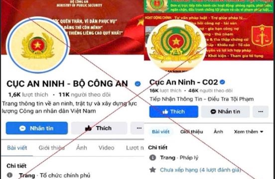 Dùng facebook có tích xanh mạo danh công an để lừa đảo trực tuyến