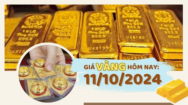 Giá vàng hôm nay 11/10: Vàng trong nước đồng loạt giảm mạnh