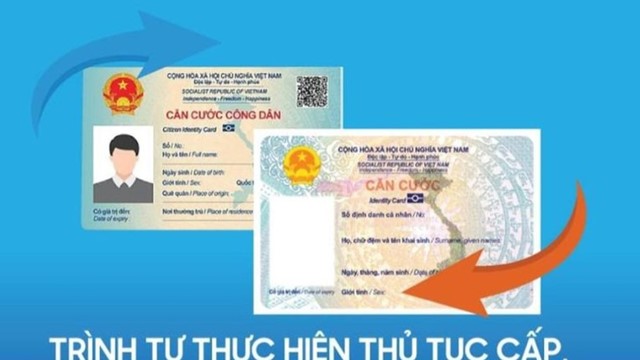 Năm 2025, cấp đổi thẻ căn cước trực tuyến được giảm 50% lệ phí