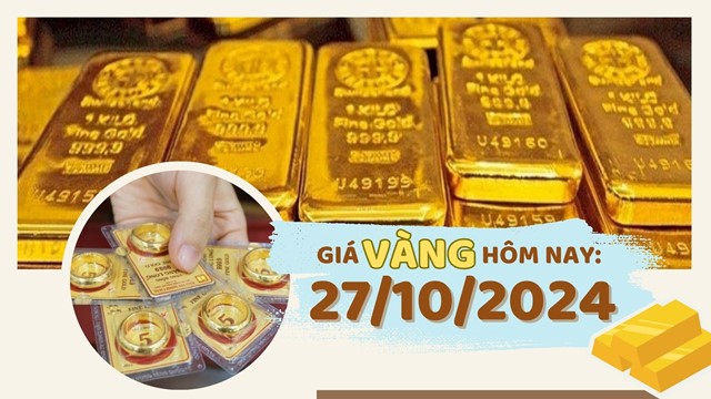 Giá vàng hôm nay 27/10: Chuyên gia nhận định xu hướng tăng vẫn chưa kết thúc