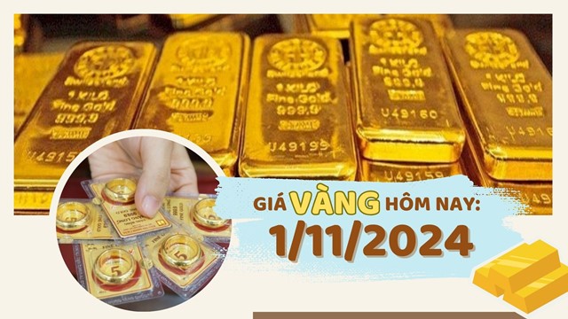 Giá vàng hôm nay 1/11: Vàng nhẫn lên kỷ lục mới