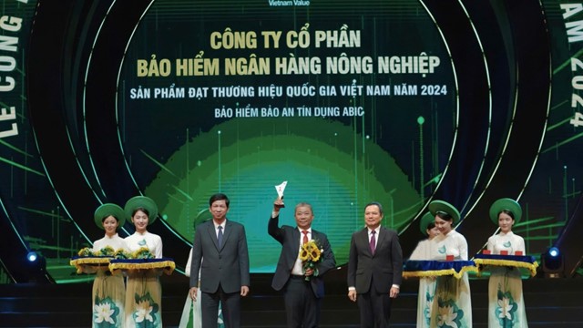 Bảo hiểm Agribank đạt Giải thưởng Thương hiệu Quốc gia 2024