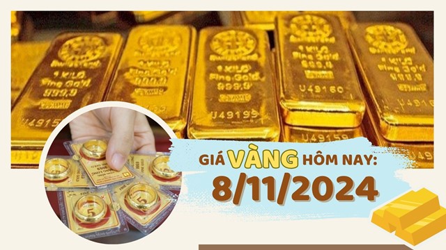 Giá vàng hôm nay 8/11: Người mua mất 8 triệu đồng/lượng sau 1 đêm