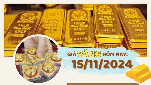 Giá vàng hôm nay 15/11: Vàng nhẫn giảm hơn 1 triệu đồng/lượng, sẽ còn giảm sâu?