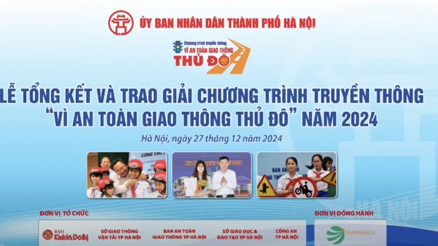 [Live]-Lễ tổng kết Chương trình truyền thông “Vì an toàn giao thông Thủ đô” năm 2024