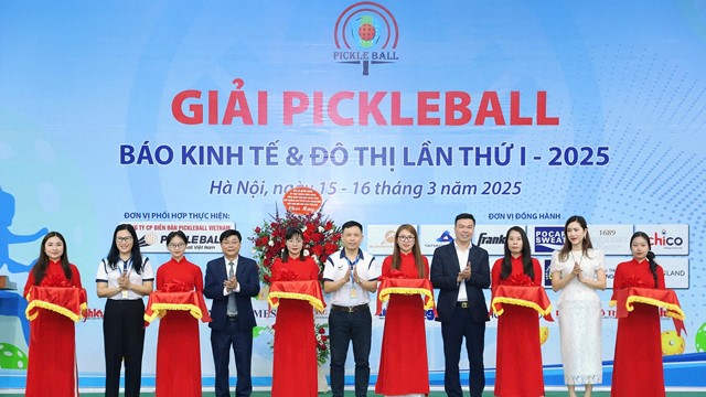 Khai mạc Giải “Pickleball Báo Kinh tế & Đô thị lần thứ I - 2025”