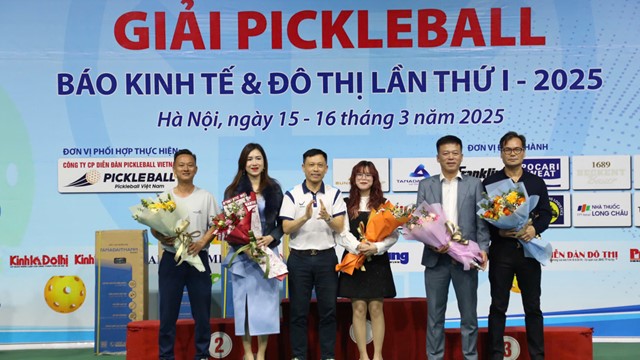 Giải “Pickleball Báo Kinh tế&Đô thị lần thứ I-2025”: Trân trọng sự đồng hành, gắn kết