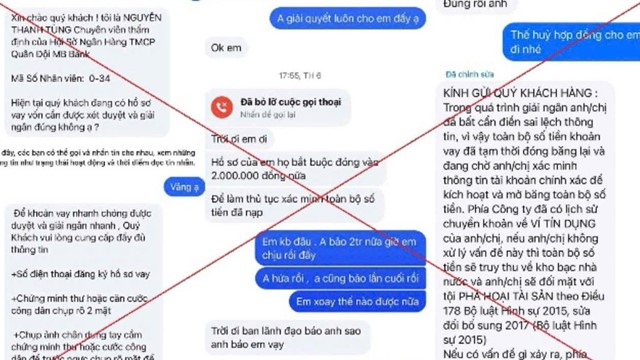 “Móc túi” bằng chiêu trò giả mạo nhân viên ngân hàng, lừa cho vay cả khi đang dính nợ xấu