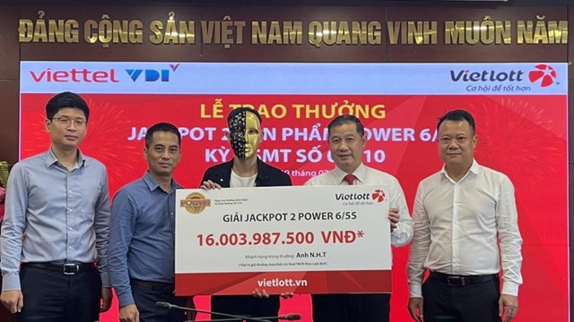 Một công nhân tại TP Hồ Chí Minh trúng Jackpot hơn 16 tỷ đồng