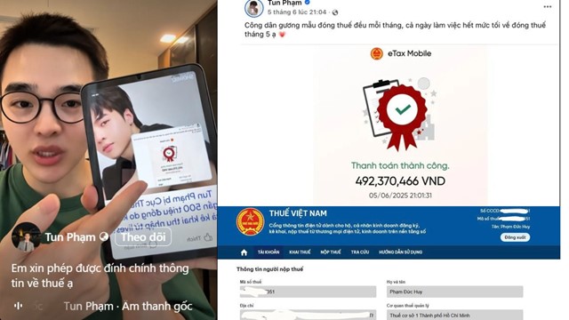 “Công dân gương mẫu” Tun Phạm nói gì trước tin đồn bị truy thu thuế gần 500 triệu đồng?