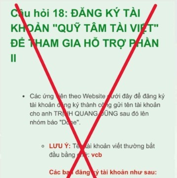 Giả danh tuyển dụng Vietcombank, lừa ứng viên nộp tiền ký quỹ