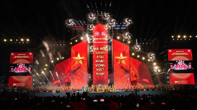 Đặc sắc chương trình nghệ thuật đặc biệt “Hà Nội - Sáng mãi khát vọng Việt Nam”