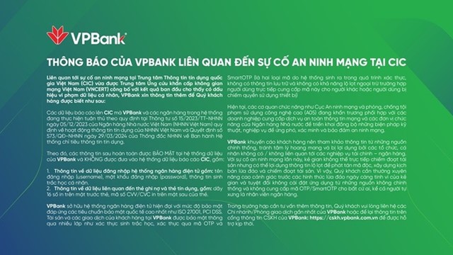 Loạt ngân hàng khẳng định hệ thống bảo mật an toàn, đạt chuẩn bảo mật quốc tế