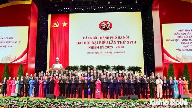 Công bố danh sách Ban Chấp hành Đảng bộ Thành phố Hà Nội khóa XVIII nhiệm kỳ 2025 - 2030, gồm 75 đồng chí