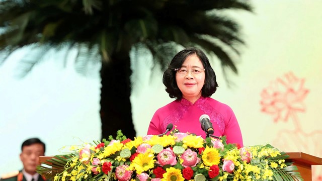 Toàn văn phát biểu khai mạc Đại hội đại biểu Đảng bộ TP Hà Nội lần thứ XVIII, nhiệm kỳ 2025 – 2030 của Bí thư Thành ủy Bùi Thị Minh Hoài