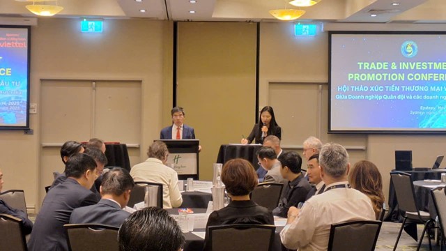 Đoàn doanh nghiệp quân đội mở rộng kết nối, tìm cơ hội xuất khẩu tại Australia