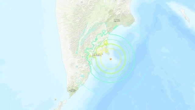 Động đất 7,2 độ richter rung chuyển vùng Viễn Đông Nga, cảnh báo nguy cơ sóng thần cao