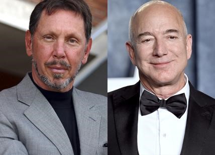 Cuộc đua của các ‘ông trùm’ công nghệ: Jeff Bezos và Larry Ellison tranh giành ngôi giàu thứ hai thế giới