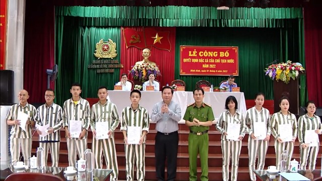 Công bố quyết định đặc xá với hơn 8.000 phạm nhân