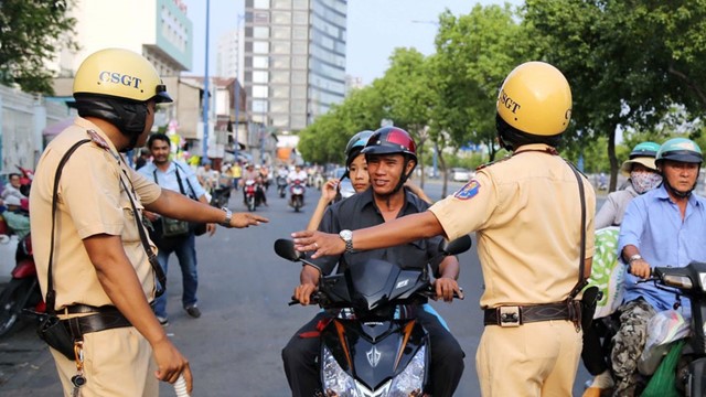 Công an gửi thông báo tới người điều khiển 257 phương tiện sau