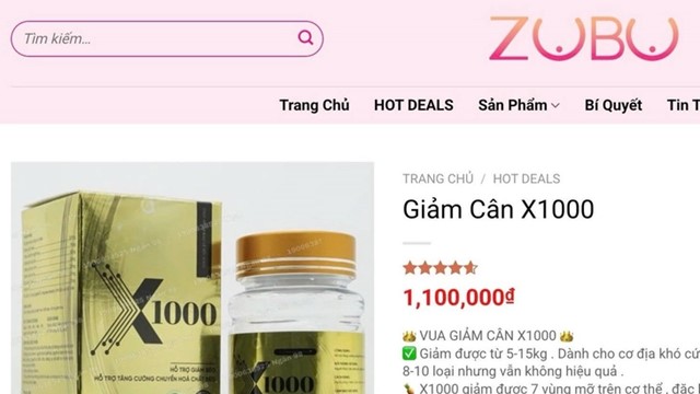 Kiểm tra sản phẩm giảm cân của DJ Ngân 98