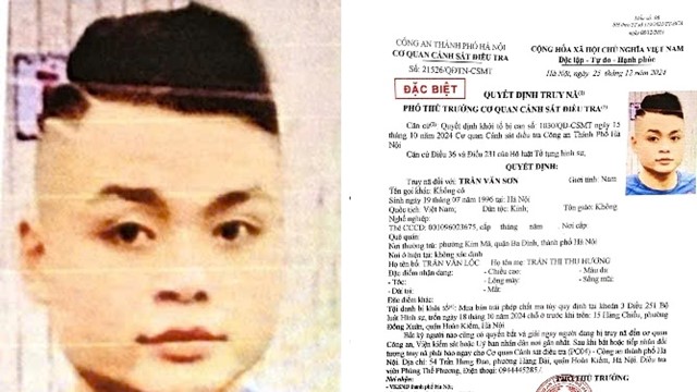 Đề nghị ai biết Trần Văn Sơn ở đâu nhanh chóng liên hệ công an quan SĐT: 0944.445.285