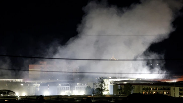 Quân đội cho nổ tung nhiều tòa nhà trong khu vực lừa đảo khét tiếng