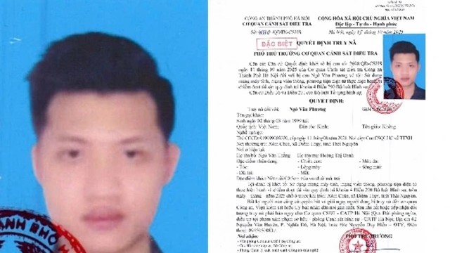 Truy nã toàn quốc Ngô Văn Phương sinh năm 1999