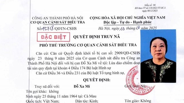 Truy nã đặc biệt ‘cán bộ’ sinh năm 1964